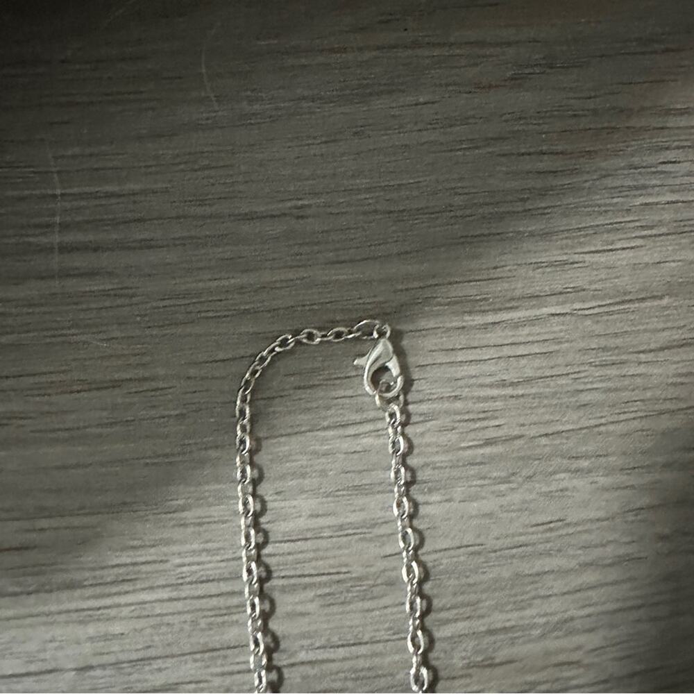Silver Toned Chain Pendant "Best Friends Are The Sisters We Choose" Necklace - Picture 5 of 6